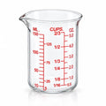 Ackers BORO3.3 Glass Measuring Cup, V-Shaped Spout, 150 mL / 5 oz, 2 Pack - size: 150ML(5.0OZ)-Pack of 2