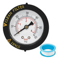 ECX2712B1 190059 Pressure Gauge Fits Pen-tair Pool/Spa Valve and Filter - size: 190059 ECX2712B1