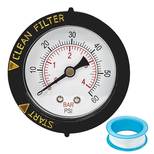 ECX2712B1 190059 Pressure Gauge Fits Pen-tair Pool/Spa Valve and Filter - size: 190059 ECX2712B1