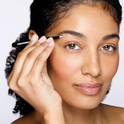 Tweezerman Slant Tweezer – Tweezerman Tweezers for Eyebrows Midnight Sky - color: Black