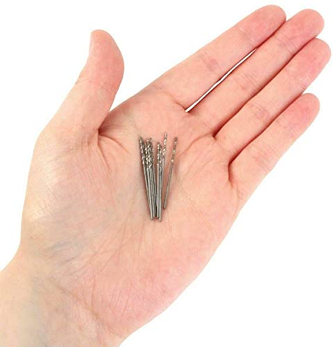 20 Pcs 1.8 mm HSS Micro Twist Drill Bit, Mini High Speed Steel Drill for Wood, Plastic, Soft Metal - size: 1.8 mm
