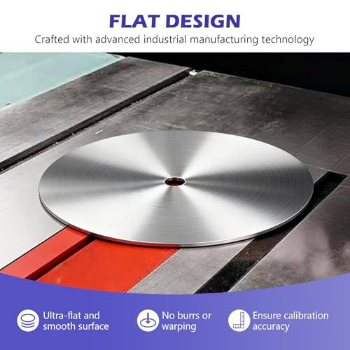 10-Inch Table Saw Calibration Plate, 5/8 Arbor, 1/8 Thick Steel - style: Plate Only