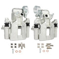 SCITOO 18B4825 18B4824 Rear Left & Right Disc Brake Calipers With Bracket - size: Rear[18B4825 & 18B4824]Silver
