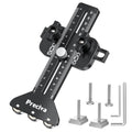 Preciva Thin Rip Table Saw Jig - 3 Pulleys Thin Rip Jig for Making Repetitive Narrow Strip Cuts, Table Saw Guide Fits for 1/4“ x 3/8” T Slot and 3/8“ x 3/4” U Slot T Slot Black - color: Black02