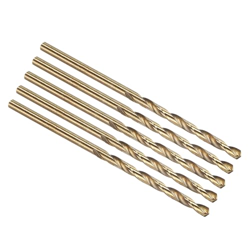 PATIKIL #40 Drill Bit Micro 4341 High-Speed Steel for Thin Metal 5 Pack - size: #40