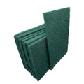 VSM 10-Pack: 6" x 9", Green - Fine, Non-Woven Hand Pad, Aluminum Oxide Grains, Rust and Oxidation Resistant, Multipurpose Abrasive Scrub Pad for Finishing and Cleaning