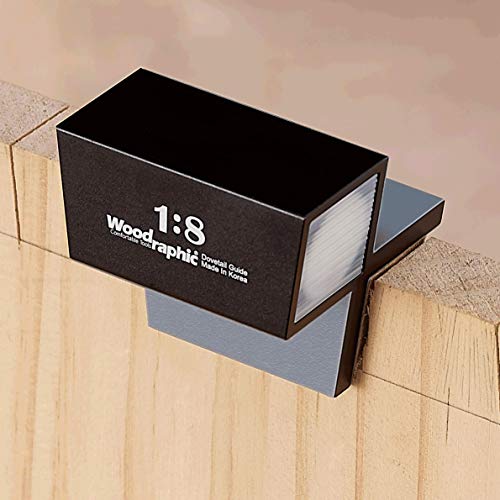 Dovetail Saw Guide – 1:8 Angle for Hard Wood – CNC Machined Magnetic Layout Tool for Accurate Joinery, Marking Lines, and Hand-Cut Woodworking Projects - size: Saw Guide - 1:8 for Hard Wood