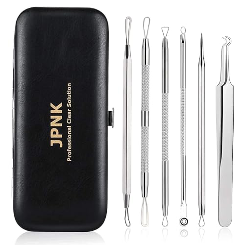 JPNK Blackhead Remover Comedone Extractor Acne Removal Kit.. - color: Silver