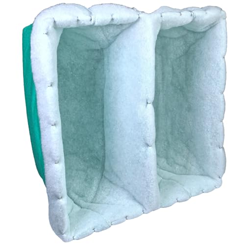 AUC Paint Booth Exhaust Filter, 20" x 20" x 15"(10/case) V-Pocket MERV 8 - size: 20*20*15