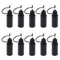 T Tulead Precision Tip Applicator Bottles, 15ml, Black, 10PCS - style: Black,15ml