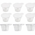 100Pcs Disposable Plastic Resin Mixing Cups, 40ml Paint Mixing Cups Clear Small Paint Cups for Epoxy, Stain, Jewelry Making, Art Supplies