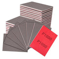 24Pcs Sanding Sponge 1000 Grit Wet Dry Soft Foam Hand Sander Block - size: 24pcs 1000 Grit, style: Aluminum