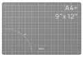 HOZO NanoTech Cutting Mat for Ultrasonic Cutter, 9" x 12" Self-Healing Cutting Mat, Glue-Free Eco Design, Heat-Resistant, Metric & Imperial Scales, Durable for Craft, DIY, 3D Printing & Model Making - size: 9" x 12"