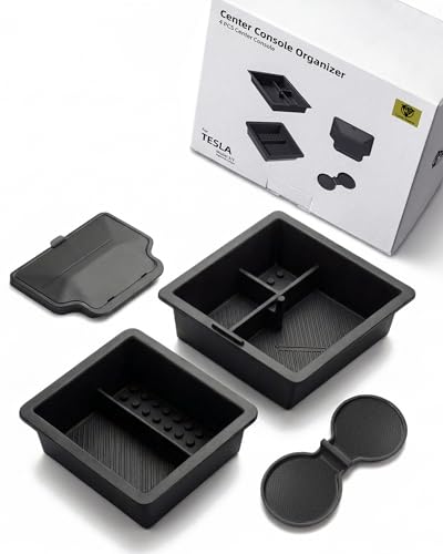 4 Pcs Center Console Organizer for Tesla Model Y Juniper & Y L