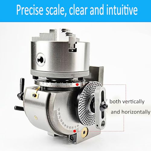 6 Inch Dividing Head Set Precision Dividing Head for Milling Machine Rotary Table for Milling Grinding Drilling Machine - size: 6 Inch