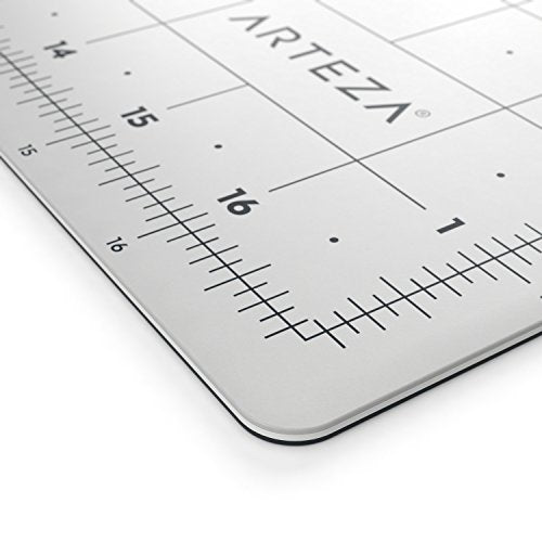 ARTEZA Double-Sided Self-Healing Cutting Mat, 12 x 18 in, 3 mm, Non-Slip - size: 12"L x 12"W