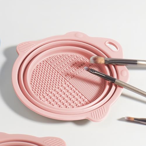 2 Pack Foldable Paint Brush Cleaner Brush Washer, Cleaning Rinse Cup for Acrylic, Watercolor, Oil Painting, Gouache Painting, Makeup Brush Cleaner for Brushes, Powder Puffs, and Sponges (Mix) - color: Mix