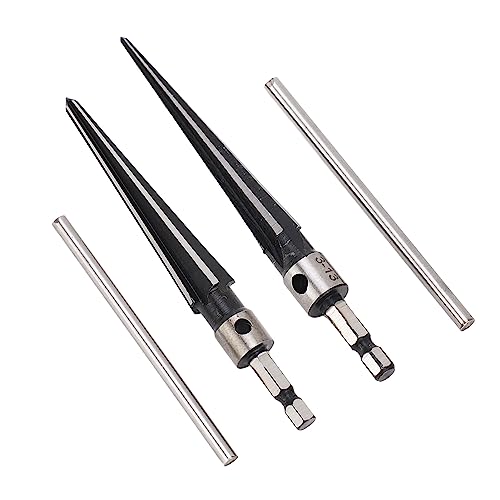 Hand Tapered Reamer, 6 Flute 45 Steel T Handle Tool