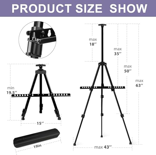 AROIC 8 Pack Art Painting Artist Easel, Painting Display Easel Stand - style: 8P