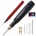 LET'S RESIN 3-Speed Cordless Drill, 10Pcs Electric Resin Jewelry Drill