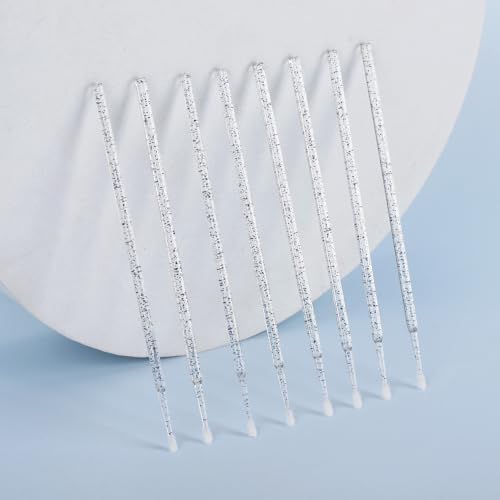 Tbestmax 500 Pcs Micro Applicator Brush, Micro Swabs, Disposable Eye Lashes Mascara Wands for Eyelash Extension - Crystal Black - color: Crystal Black