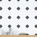 Black Diamond Tile Stencil - Minimalist Pattern for Stenciling Floors and Backsplashes - Quick and Cost Affective Alternative to Retiling (Extra Large) - size: Extra Large