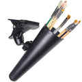 Clip-On Paint Brush Holder, 360-Degree Adjustable Artist Caddy