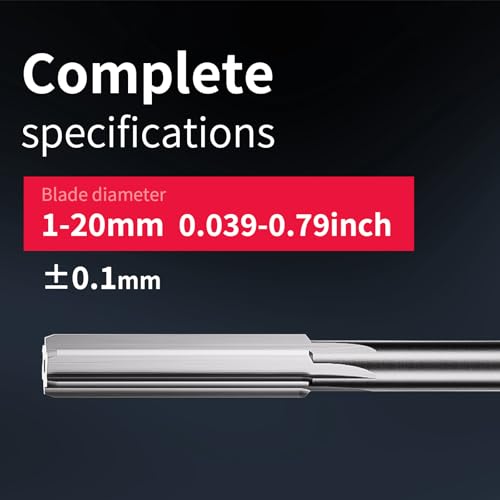3.2mm Chucking Reamer,H7 HSS Straight Flutes Lathe Machine Reamer,Round Shank Milling Cutting Tool,1 pcs DRINYOUNG(3.2mm) - size: 3.2mm