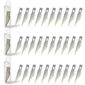 #11 Titanium Coated Knife Blades 30 Pcs Utility Art Blades Refill for Carving, Cutting, Model Making, Scrapbooking