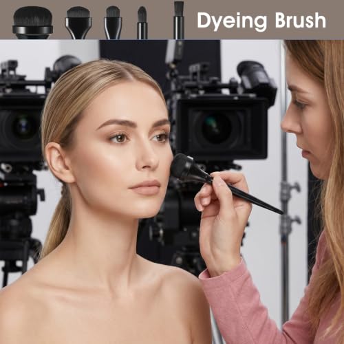 Yuanchu 5 Pcs Blending Brushes, Art Painting Brushes for Acrylic Charcoal