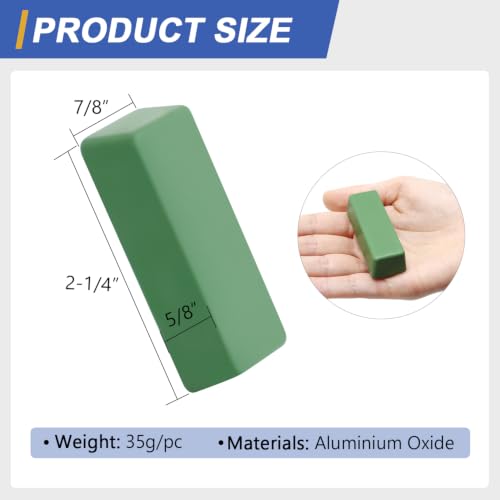 SCOTTCHEN Stropping Compound, 4 Oz, Fine Green Buffing Polishing Compound, Leather Strop Compound, Honing Compound for Knife Polishing-3Pack - size: 4 Oz. - Green Fine