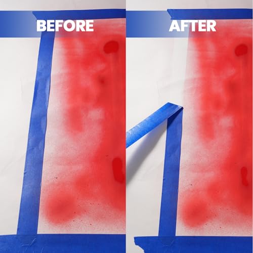 ADHES Upgrade Blue Painters Tape, 0.7 Inch x 60 Yards x 10 Rolls - size: 18mm x 55m