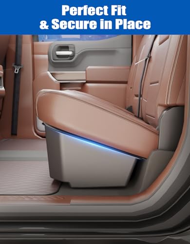 Under Seat Storage Box For 2019-2026 Chevy Silverado 1500 & GMC Sierra 1500 - size: Under Seat Storage Box For 19-26 Silverado &Sierra