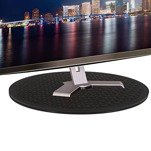 LapWorks 12-Inch Heavy-Duty Swivel Stand, Pack of 2 – 150lbs Capacity, Slim 0.8” Profile – Lazy Susan and Turntable for Monitors, Plants, Displays, and Crafts – Non-Slip Pad Included - size: 12-Inch