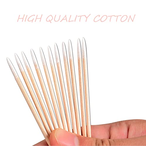 1300pcs Microblading Cotton Swab,4in Pointed Tips,Cotton Tipped Applicator - size: 1300pcs