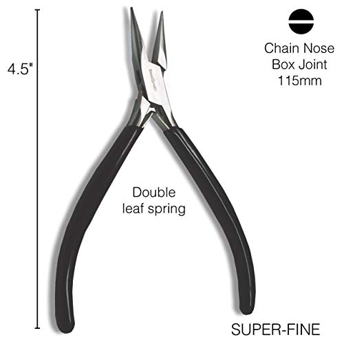 The Beadsmith Chain Nose Pliers With Extra Fine Tips - style: Chain Nose