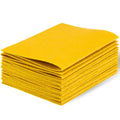 10Pcs Felt Sheets Fabric, 7" x 11" Soft Felt Squares for Craft, 1mm(Yellow) - color: Yellow