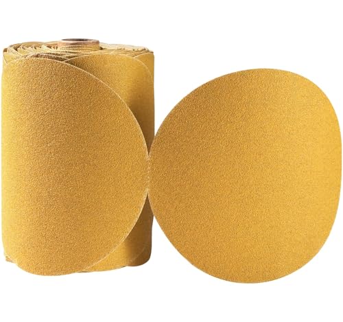 100 PCS 6 Inch PSA Sanding Discs 100 Grit Adhesive Backed Sandpaper Roll for DA Sander Self Stick Round Automotive Sand Paper with Sticky Back - style: 100 PCS 100Grit