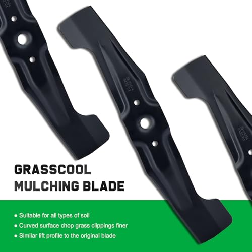 Grasscool HRR2169VKA HRN216 Honda Lawn Mower Mulching Blades Replacement - size: 20-13/16"