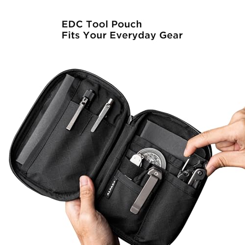 ALPAKA Admin Pouch Pro EDC Organizer Tool Pouch Black Axogrid 300D - color: Black Max-Axogrid 300D