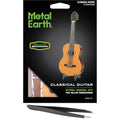 Fascinations Metal Earth Classical Guitar 3D Metal Model Kit Bundle with Tweezers