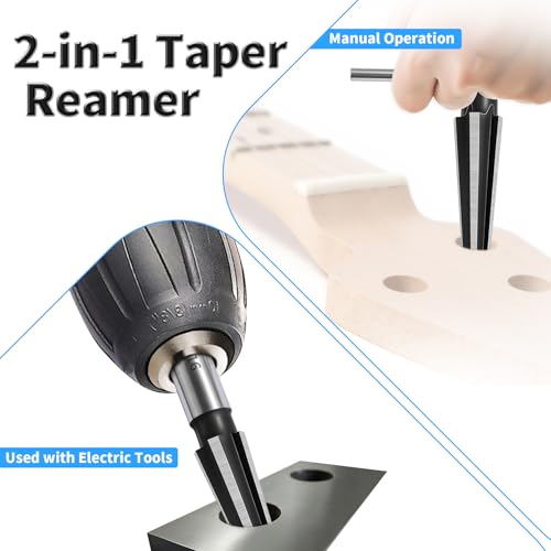 T Handle Tapered Reamer, 5-16 mm(3/16-5/8 in) - size: 5-16mm (3/16"-5/8")