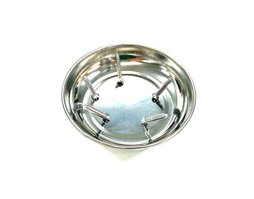 The Stop Shop Magnetic Parts and Hardware Tray 3 Inch In Diameter - size: 3 Inch