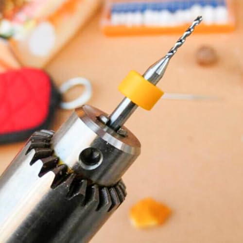 40Pcs Micro Small Drill Bit Set, PCB Mini Tungsten Carbide Carburetor Jet Drill Bits Pin Vise Hand Drill for Jewelry Making Resin Crafts, 0.1mm-2mm - size: 0.1-2mm