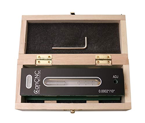 Accusize Industrial Tools 6 inch Professional Master Precision Level in Fitted Box, Accuracy 0.0002''/10'', S908-C606 - size: 6 inch