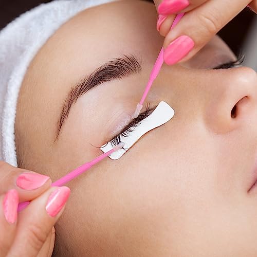 Eyxformula Microswabs for Eyelash Extensions, 500 PCS, Pink, 2.0mm Head - color: Pink - Normal Brush - 500 pcs