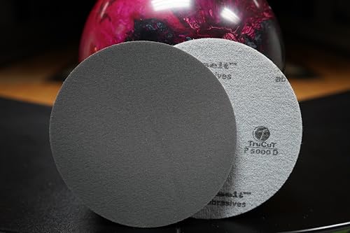 CTD TruCut Sanding Pads for Bowling Ball Resurfacing (5000 grit 6 inch) - size: 6 inch, style: 5000 Grit