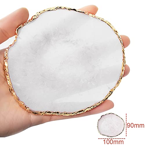 Resin Nail Art Palette, Nail Painting Mixed Color Palette, White+Pink - color: 2 Pack (W+p)