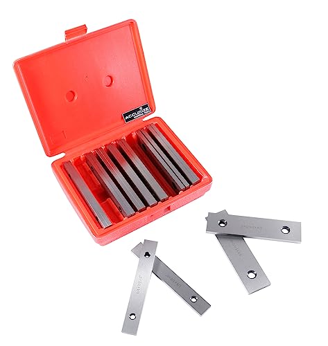 Accusize Precision Parallel Set 1/4 x 6 in 9 Pairs Alloy Steel
