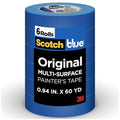 ScotchBlue Original Multi-Surface Painter's Tape 1 Inch Wide, 6 Rolls - size: 0.94" Width, style: 6 rolls